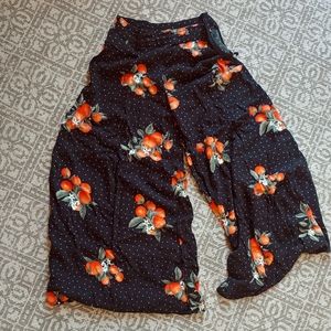 Citrus pattern pants